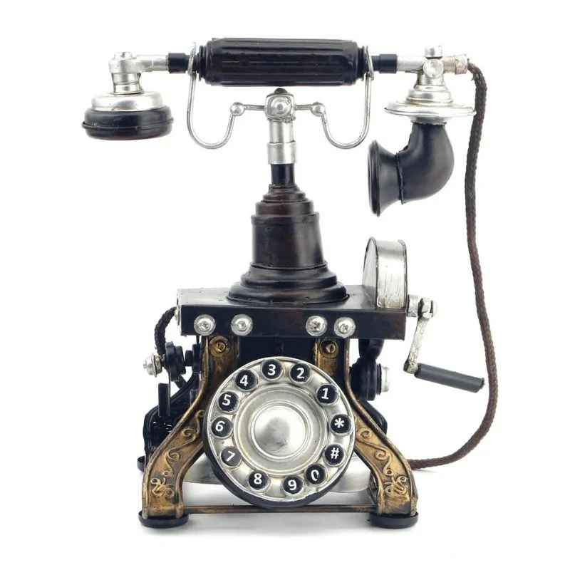 Décoration steampunk Réplique Téléphone Ancien